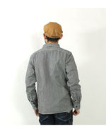 Load image into Gallery viewer, Eight-G Lot,8LS-74 Hickory Stripe Work Shirt
