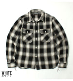 画像をギャラリービューアに読み込む, EIGHT-G 8LS-77 Heavy twill flannel work shirt
