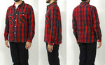 画像をギャラリービューアに読み込む, EIGHT-G  8LS-78 Heavy twill flannel work shirt
