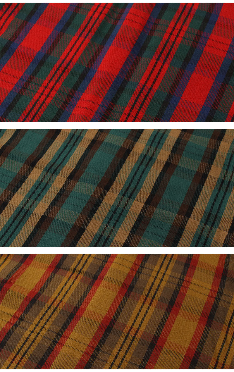 EIGHT-G  8LS-78 Heavy twill flannel work shirt