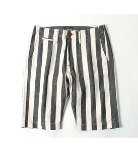 Eight-G Lot,8SP-14 10oz, Marine Stripe Short Pants