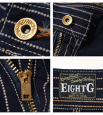 Load image into Gallery viewer, Eight-G Lot.8SP-16 11oz WABASH STRIPE WORK SHORT PANTS
