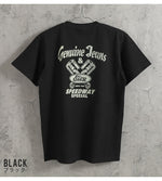 画像をギャラリービューアに読み込む, Eight-G Lot,8ST-TS45 PRINT S/S T-SHIRT "GENUINE JEANS"
