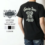 画像をギャラリービューアに読み込む, Eight-G Lot,8ST-TS45 PRINT S/S T-SHIRT "GENUINE JEANS"
