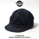 画像をギャラリービューアに読み込む, BUZZ RICKSON'S BR02308 Hat, Working, Denim (Mod.) Working Denim Cap
