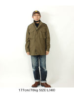 画像をギャラリービューアに読み込む, Buzz Rickson&#39;s Lot,BR11702 Type M-65 U.S.ARMY COAT MAN&#39;S FIELD BUZZ RICKSON MFG.CO.,INC.
