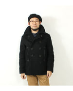 画像をギャラリービューアに読み込む, Buzz Rickson&#39;s Lot,BR12394 Type BLACK PEA COAT WILLIAM GIBSON
