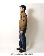 画像をギャラリービューアに読み込む, BUZZ RICKSON BR15751 Type Tankers Patch Pocket "Buzz Rickson Co. 2nd Armor Division" Tankers Jacket (Early Model)
