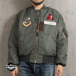 Load image into Gallery viewer, BUZZ RICKSON'S BR15994 Type MA-1 ALBERT TURNER &amp; CO., INC. “96th BOMB.SQ.” MA-1 Early Model Authentic Replica by Albert Turner &amp; Co.
