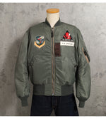 Load image into Gallery viewer, BUZZ RICKSON'S BR15994 Type MA-1 ALBERT TURNER &amp; CO., INC. “96th BOMB.SQ.” MA-1 Early Model Authentic Replica by Albert Turner &amp; Co.
