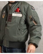 Load image into Gallery viewer, BUZZ RICKSON'S BR15994 Type MA-1 ALBERT TURNER &amp; CO., INC. “96th BOMB.SQ.” MA-1 Early Model Authentic Replica by Albert Turner &amp; Co.
