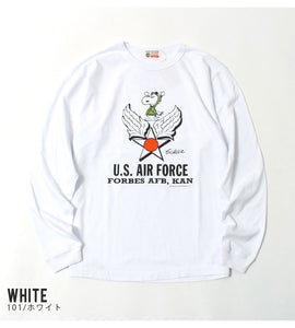 Buzz Rickson's Lot,BR69275 L/S T-SHIRT "FORBES AFB,KAN"
