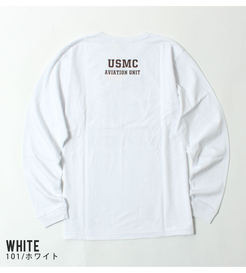 BUZZ RICKSON'S BR69627  L/S T-SHIRT "VMF-241 SONS OF SATAN"