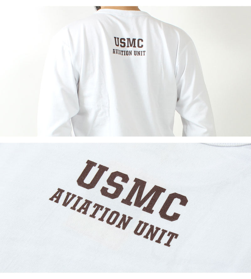 BUZZ RICKSON'S BR69627  L/S T-SHIRT "VMF-241 SONS OF SATAN"