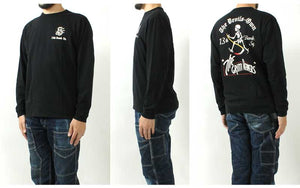 BUZZ RICKSON'S BR69628  L/S T-SHIRT "13th BOMB.SQ. THE GRIM PEAPERS"