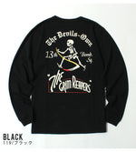 Load image into Gallery viewer, BUZZ RICKSON&#39;S BR69628  L/S T-SHIRT &quot;13th BOMB.SQ. THE GRIM PEAPERS&quot;
