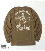 Load image into Gallery viewer, BUZZ RICKSON&#39;S BR69628  L/S T-SHIRT &quot;13th BOMB.SQ. THE GRIM PEAPERS&quot;
