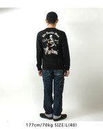 Load image into Gallery viewer, BUZZ RICKSON&#39;S BR69628  L/S T-SHIRT &quot;13th BOMB.SQ. THE GRIM PEAPERS&quot;
