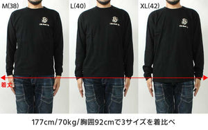 BUZZ RICKSON'S BR69628  L/S T-SHIRT "13th BOMB.SQ. THE GRIM PEAPERS"