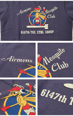 画像をギャラリービューアに読み込む, BUZZ RICKSON'S BR69632  SET-IN CREW NECK SWEAT SHIRTS "AIRMENS MOSQUITO CLUB"
