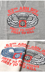 画像をギャラリービューアに読み込む, BUZZ RICKSON'S BR69633  SET-IN CREW NECK SWEAT SHIRTS "82nd AIRBORNE DIVISION"
