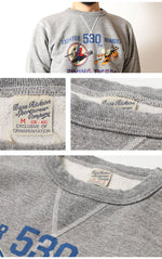 画像をギャラリービューアに読み込む, BUZZ RICKSON'S BR69634 SET-IN CREW NECK SWEAT SHIRTS "530th FTR-BOMB FLYING TIGERS"
