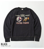画像をギャラリービューアに読み込む, BUZZ RICKSON'S BR69634 SET-IN CREW NECK SWEAT SHIRTS "530th FTR-BOMB FLYING TIGERS"
