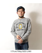 Load image into Gallery viewer, BUZZ RICKSON'S  BR69635  SET-IN CREW NECK SWEAT SHIRTS "64th EMERGENCY RESCUE SQDN."
