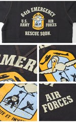Load image into Gallery viewer, BUZZ RICKSON'S  BR69635  SET-IN CREW NECK SWEAT SHIRTS "64th EMERGENCY RESCUE SQDN."
