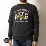 画像をギャラリービューアに読み込む, BUZZ RICKSON'S BR69697  SET-IN CREW NECK SWEAT SHIRTS "FLYING TIGERS"
