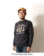 画像をギャラリービューアに読み込む, BUZZ RICKSON'S BR69697  SET-IN CREW NECK SWEAT SHIRTS "FLYING TIGERS"
