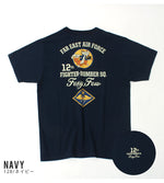 画像をギャラリービューアに読み込む, Buzz Rickson&#39;s BR79407 S/S T-SHIRT &quot;12th FTR-BOMB.SQ. FOXY FEW&quot;
