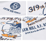 Load image into Gallery viewer, Buzz Rickson&#39;s BR79408 S/S T-SHIRT &quot;319th FTR.INTCP.SQ.&quot;
