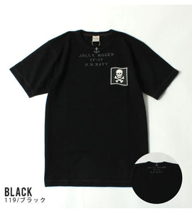 BUZZ RICKSON'S BR79561  SLUB YARN T-SHIRT "VF-17 JOLLY ROGER"