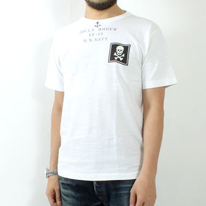 BUZZ RICKSON'S BR79561  SLUB YARN T-SHIRT "VF-17 JOLLY ROGER"