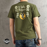 Load image into Gallery viewer, BUZZ RICKSON'S BR79711  S/S POCKET T-SHIRT "JOLLY ROGERS"
