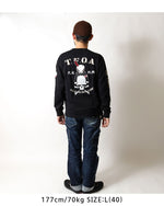 画像をギャラリービューアに読み込む, Crows x Worst  CRLT-2501 Crows x Worst Embroidered Jersey Long T-Shirt
