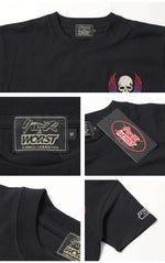 Load image into Gallery viewer, Crows×Worst Lot,CRST-2601 Embroidered T-shirt
