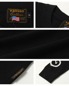 Vanson Lot,CRV-2313 Crows×Worst Long Sleeve T-Shirt