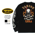 画像をギャラリービューアに読み込む, Vanson Lot,CRV-2313 Crows×Worst Long Sleeve T-Shirt
