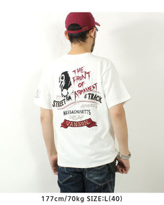 VANSON CRV-2503 CROWS×WORST S/S T-SHIRT