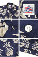 画像をギャラリービューアに読み込む, Duke Kahanamoku Lot,DK37811 Cotton Hawaiian Shirt "Duke's Pineapple"
