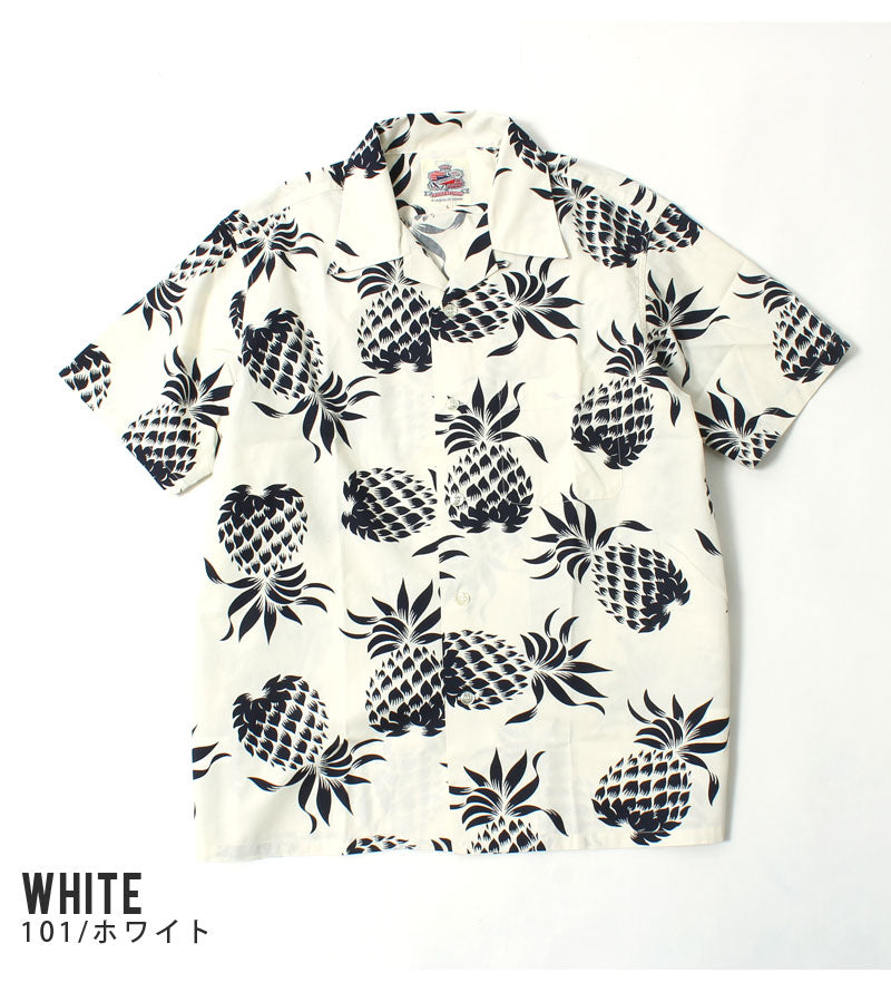 Duke Kahanamoku Lot,DK37811 Cotton Hawaiian Shirt "Duke's Pineapple"
