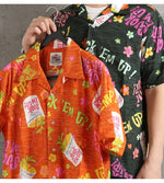 画像をギャラリービューアに読み込む, Duke Kahanamoku Lot,39640 COTTON HAWAIIAN SHIRT "SUCK EM UP!"

