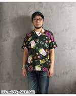 画像をギャラリービューアに読み込む, Duke Kahanamoku Lot,39640 COTTON HAWAIIAN SHIRT "SUCK EM UP!"
