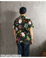 画像をギャラリービューアに読み込む, Duke Kahanamoku Lot,39640 COTTON HAWAIIAN SHIRT "SUCK EM UP!"
