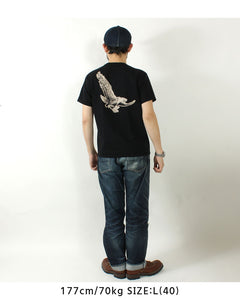DELUXEWARE DXTS-2502 Heavyweight Tenjiku T-shirt"EAGLE"