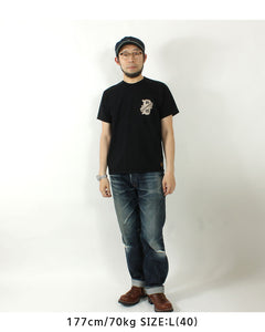 DELUXEWARE DXTS-2502 Heavyweight Tenjiku T-shirt"EAGLE"