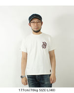 Load image into Gallery viewer, DELUXEWARE DXTS-2502 Heavyweight Tenjiku T-shirt&quot;EAGLE&quot;
