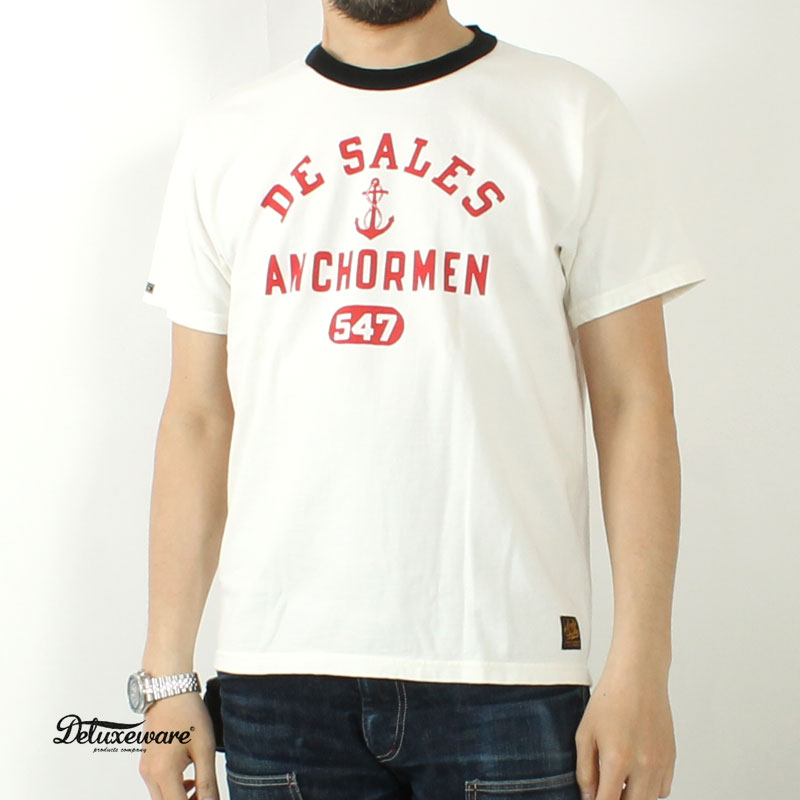 DELUXEWARE DXTS-2503 Heavyweight Tenjiku T-shirt"ANCHOR"